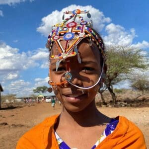 Postkarten-Set - Massai-Kinder
